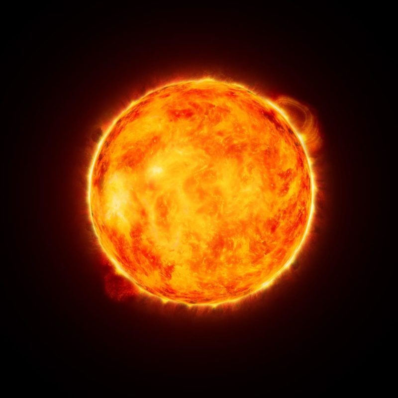 Digital image of sun